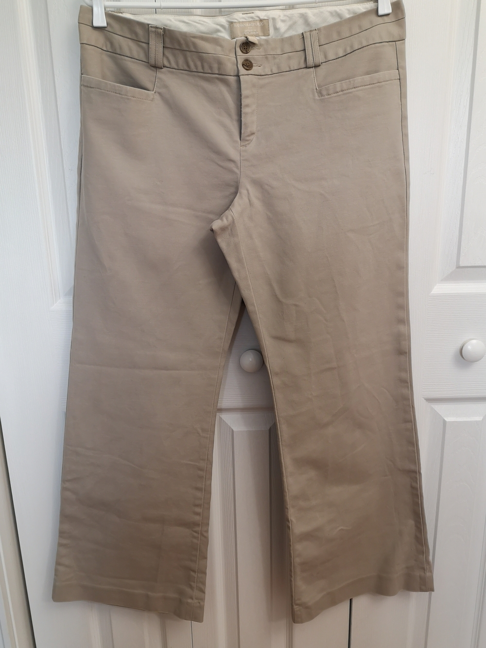 Banana Republic Women's Jackson For Beige Pants Size 14P